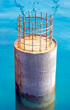 Pier pylon Stock Photos