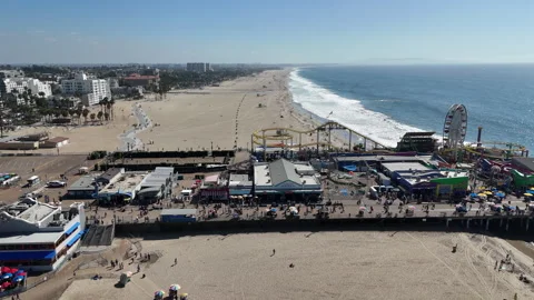 Pier reveal Stock Footage 253760789