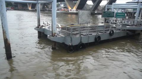 Pier on river Stock-Footage 60593580