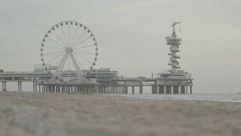 Pier Scheveningen Video stock 77876528