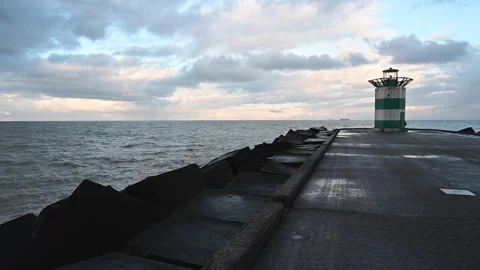 Pier Scheveningen Stock Footage 262985320