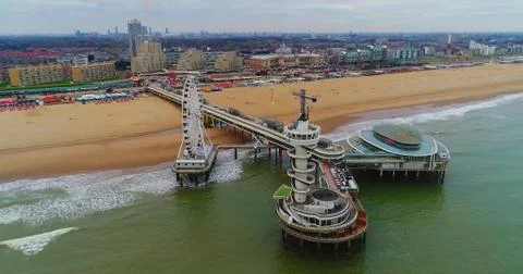 Pier scheveningen Stock Photos