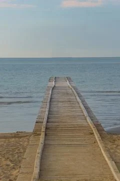 Pier on the sea Stock Photos