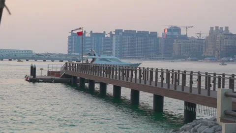 Pier with sea view 스톡 동영상 157141632