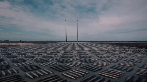 Pier on the sea,seascape with jetty Stock Footage 48926072