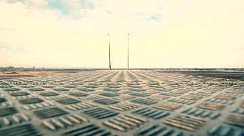 Pier on the sea,seascape with jetty Stock Footage 48926100