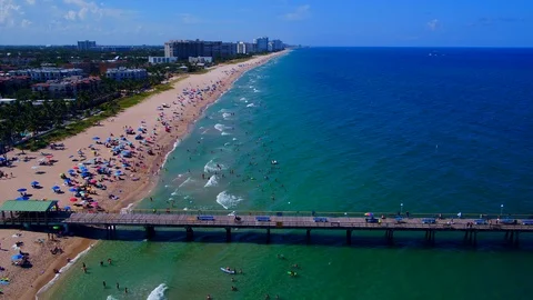 Pier Side to Side Pan Stock Footage 87199094