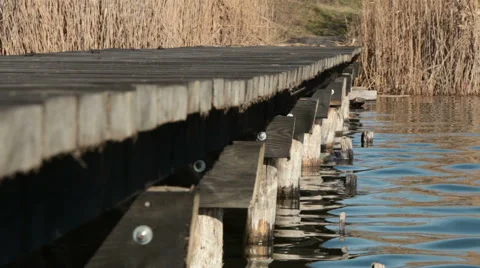 Pier at sunset Stock Footage 44416198