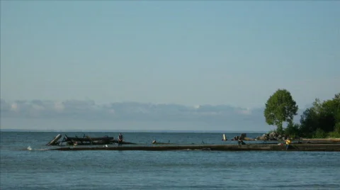 Pier time lapse Stock Footage 539684
