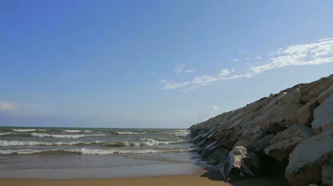 Pier in Turkey, Side. Stock Footage 49474600