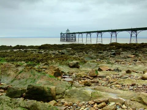 A pier view Stock Photos