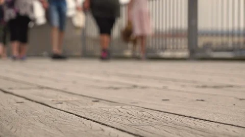 PIER WALK ANONYMOUS Stock Footage 93603246