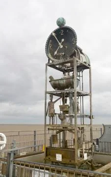 The Pier waterclock Stock Photos