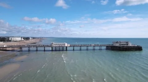 The pier in Worthing Stock Footage 68080157