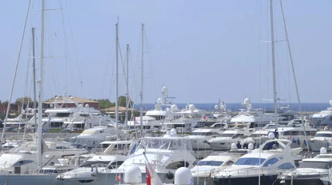 Pierce with yachts. Stock Footage 67826205
