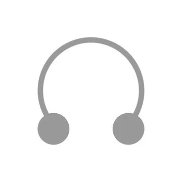 Piercing earring doodle icon, vector illustration Stock Illustration