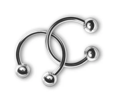 Piercing earrings Stock Photos