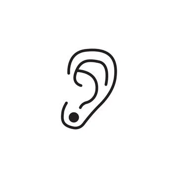 Piercing icon vector Stock Illustration