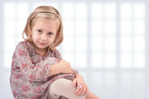 Piercing look Stock Photos