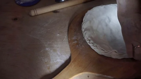 Piercing the pie Stock Footage 106197826