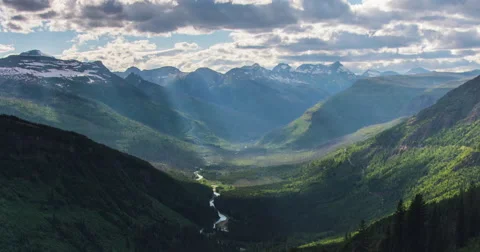 Piercing Solar Ray Time-Lapse Stock Footage 41669398