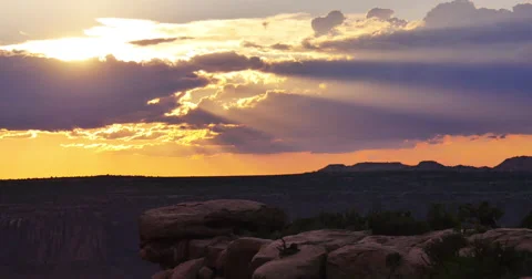 Piercing Solar Rays Stock Footage 44234662