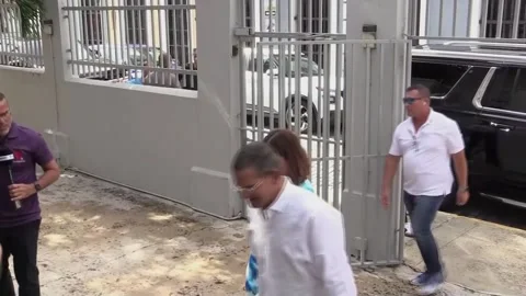 Pierluisi promises "continuity of progress" in Puerto Rico primary vote, San Jua Stock Footage 276708255