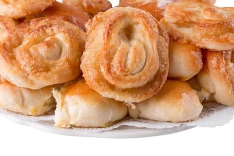 Pies with cabbage Stock Photos