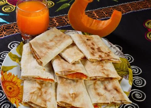 Pies on the table. 写真素材