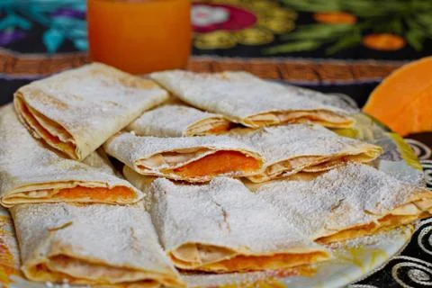 Pies on the table. 写真素材