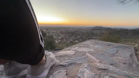 Piestewa Peak Squaw Peak Mountain in Phoenix Stock Footage 269703653