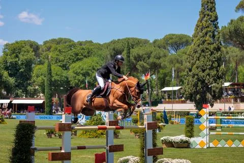 Pieter Devos (BEL) during the 90 CSIO ROMA 2023 Stock Photos
