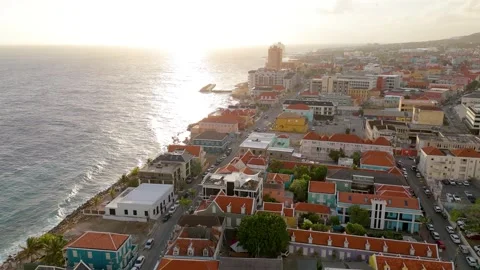 Pietermaai Oceanfront District at Sunset Vidéo 332762207