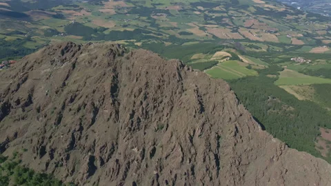 Pietra Parcellara Mountain Stock Footage 134637723