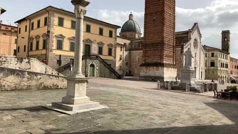 Pietrasanta main square 動画素材 130372438