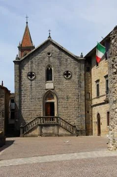 Pieve Saint Mary in Pietralunga Stock Photos