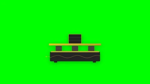 Piezoceramic Shaker Table Vibration Test Platform High Frequency Motion Graph Stock Footage 346674441
