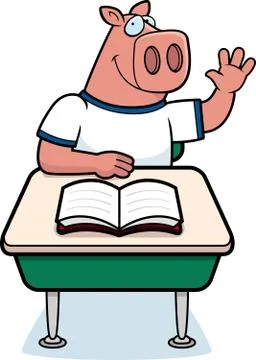 Pig Class Stock Illustration