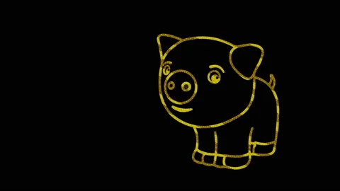 Pig Stock Footage 153414880