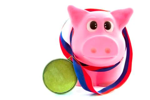 Pig of fortune Stock Photos