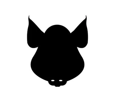 Pig head icon Stock Illustration