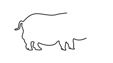 Pig Icon, animation Stock Footage 98284249