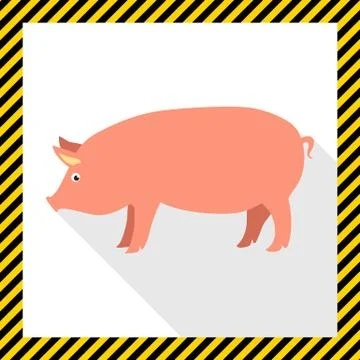 Pig icon Stock Illustration