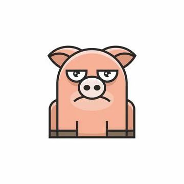 Pig icon Stock Illustration