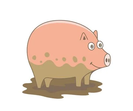 Pig icon Stock Illustration