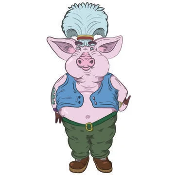 Pig Stock Illustration