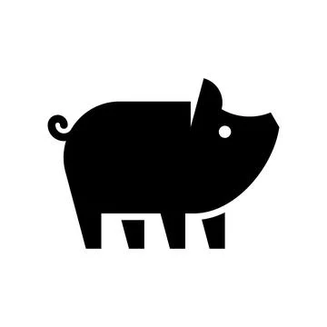 Pig Logo Stock Illustration