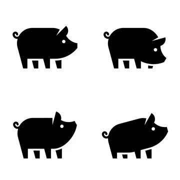 Pig Logo Stock Illustration