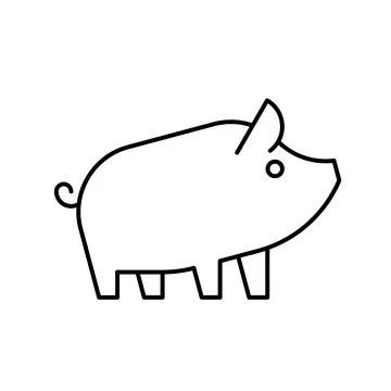 Pig Logo Stock Illustration