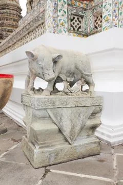 Pig statue Stock Photos